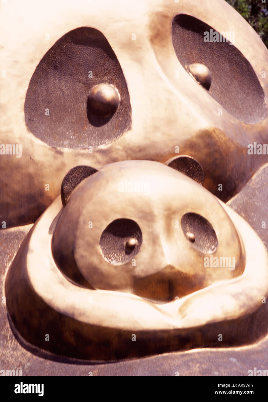 Panda bear statue, Chengdu, China Stock Photo Alamy