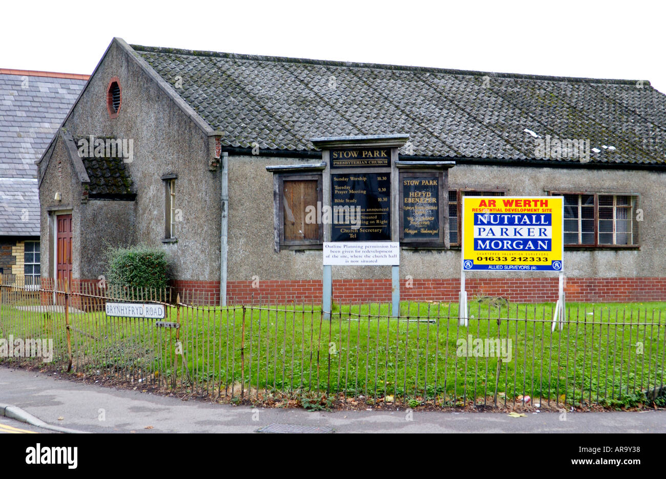 Church hall for sale with land for development in Newport South Wales