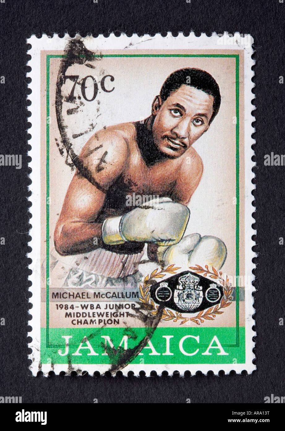 Jamaican postage stamp Stock Photo Alamy