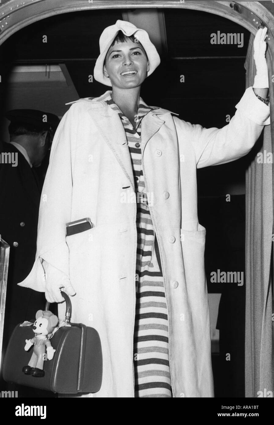 Bartok, Eva, 18.6.1929 - 1.8. 1998, German actress, half length, 1956, Stock Photo