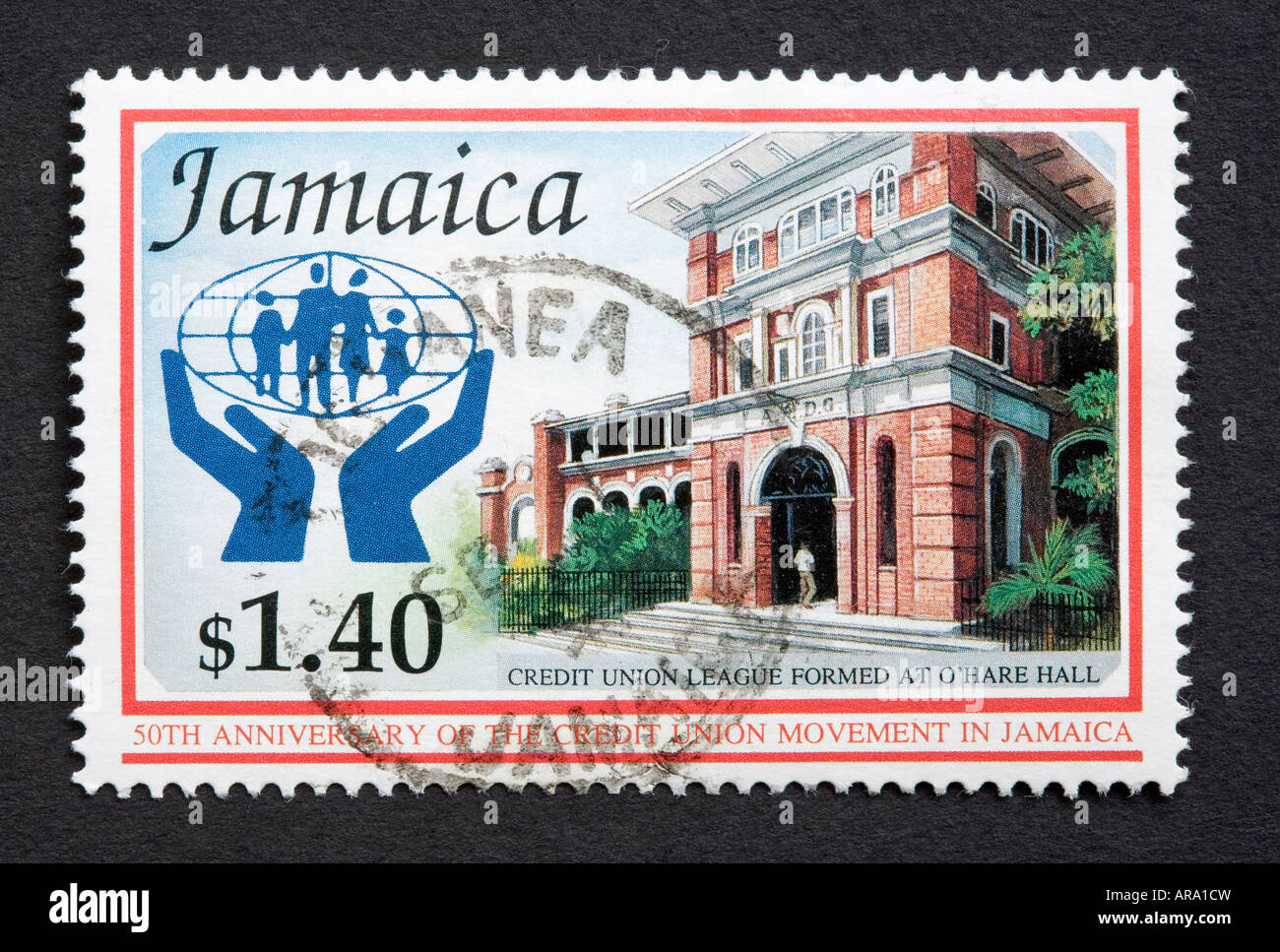 Jamaican postage stamp Stock Photo Alamy