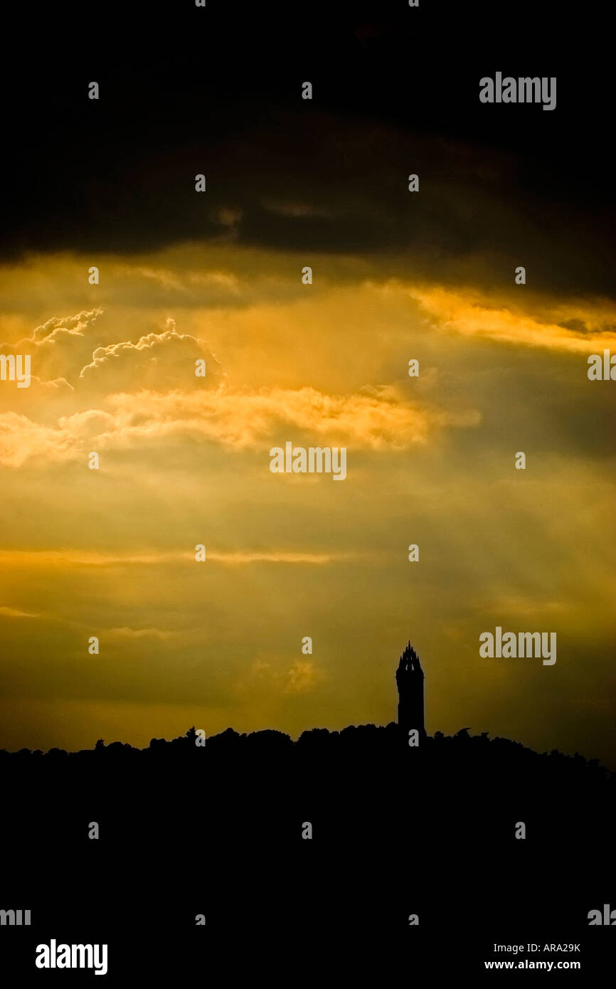 The Wallace Monument Stirling Scotland Britain Stock Photo
