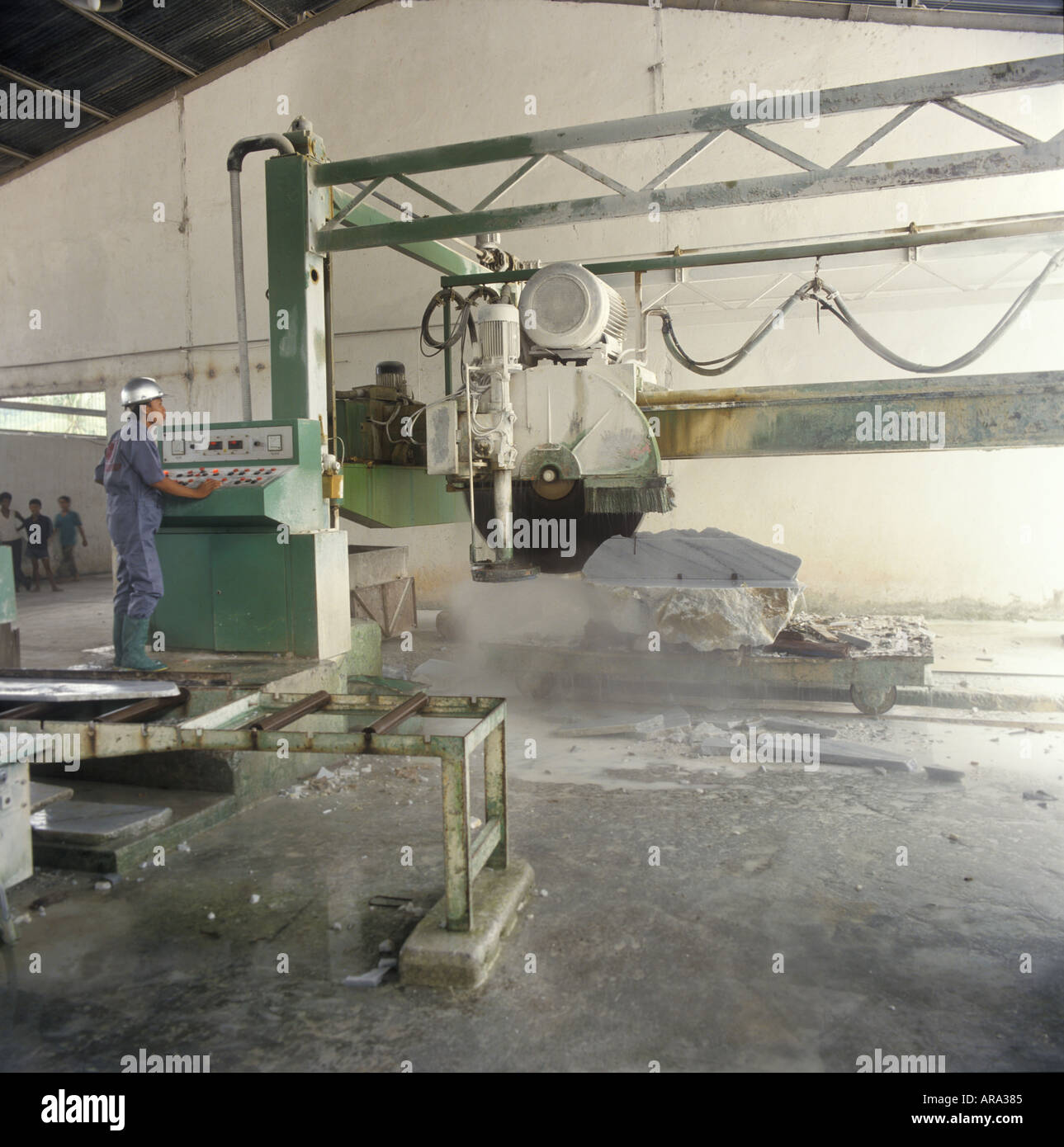Marble Factory Stock Photo Alamy