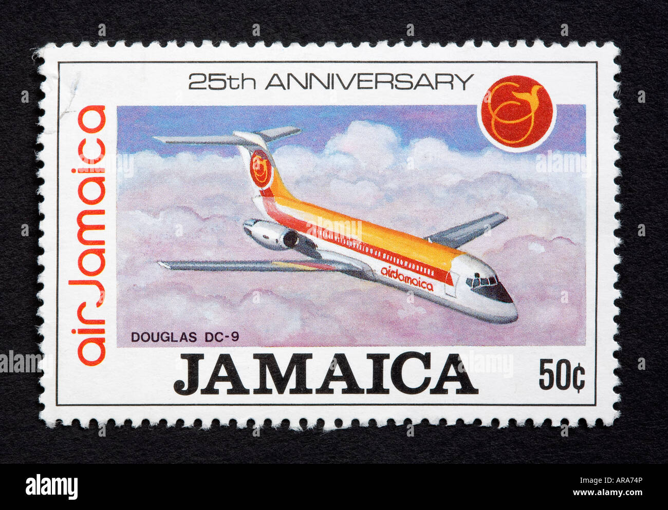 Jamaican postage stamp Stock Photo Alamy