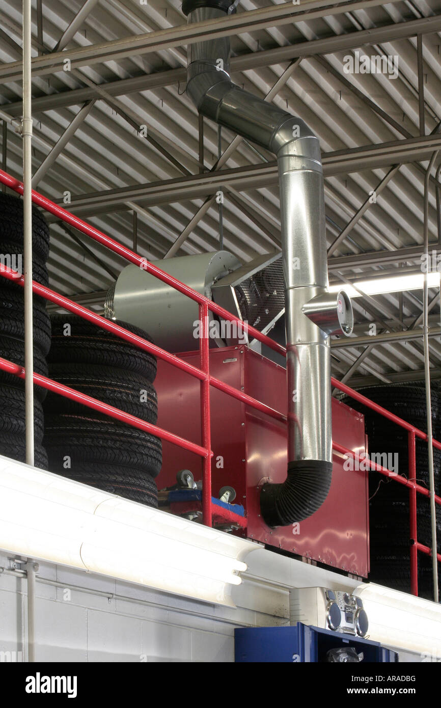 Waste oil furnace for industrial building Stock Photo Alamy