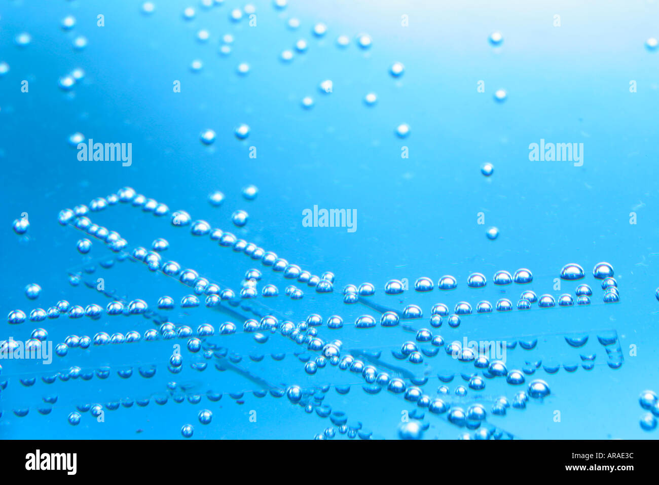 air bubbles o 2 two studio interior inside Stock Photo