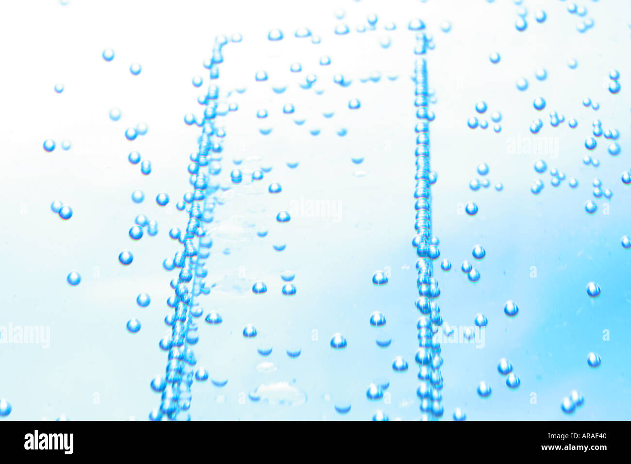 air bubbles o 2 two studio interior inside Stock Photo
