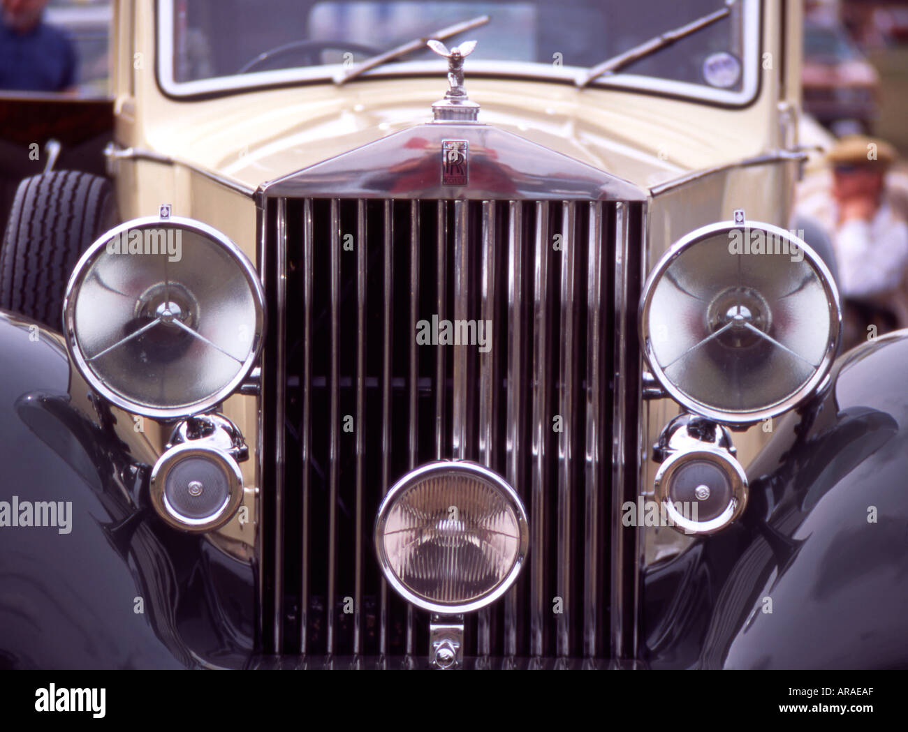 vintage Rolls Royce Stock Photo