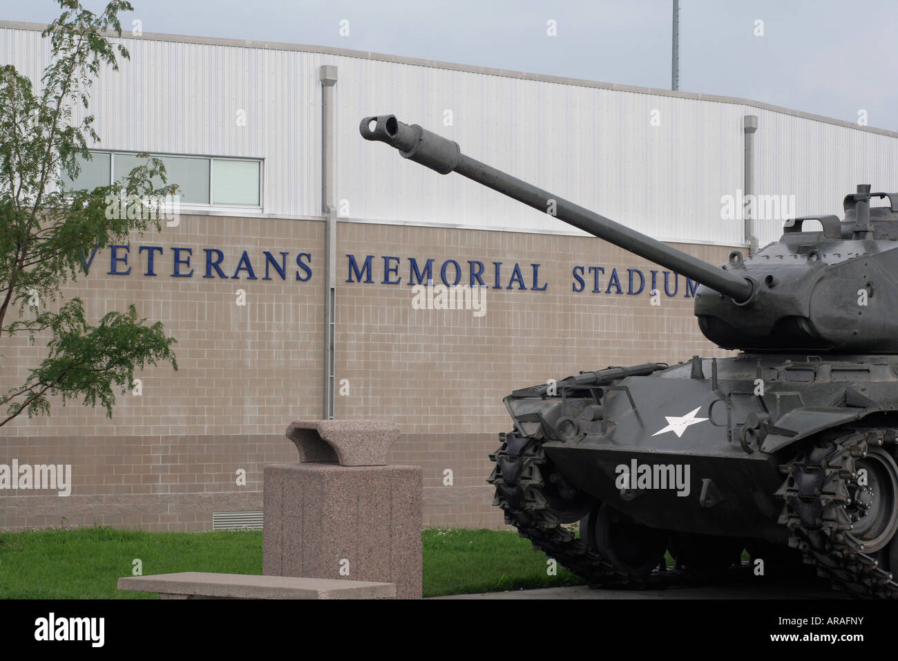 Veterans Memorial Stadium, Cedar Rapids Iowa Stock Photo Alamy