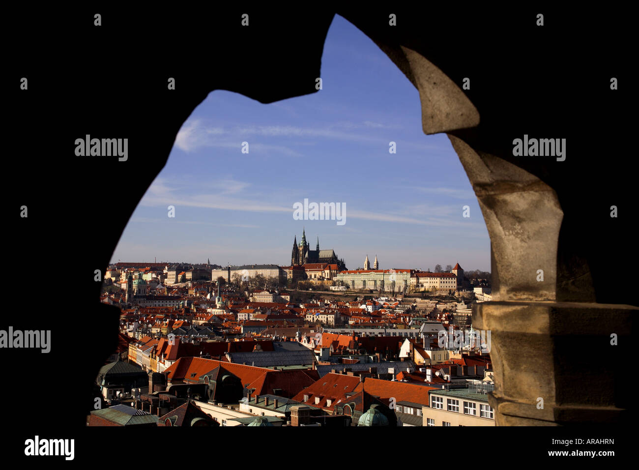 Rooftop castle hi-res stock photography and images - Alamy