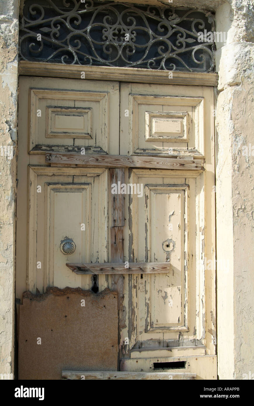 nailed, shut, closed, door, closed, enterance Stock Photo Alamy