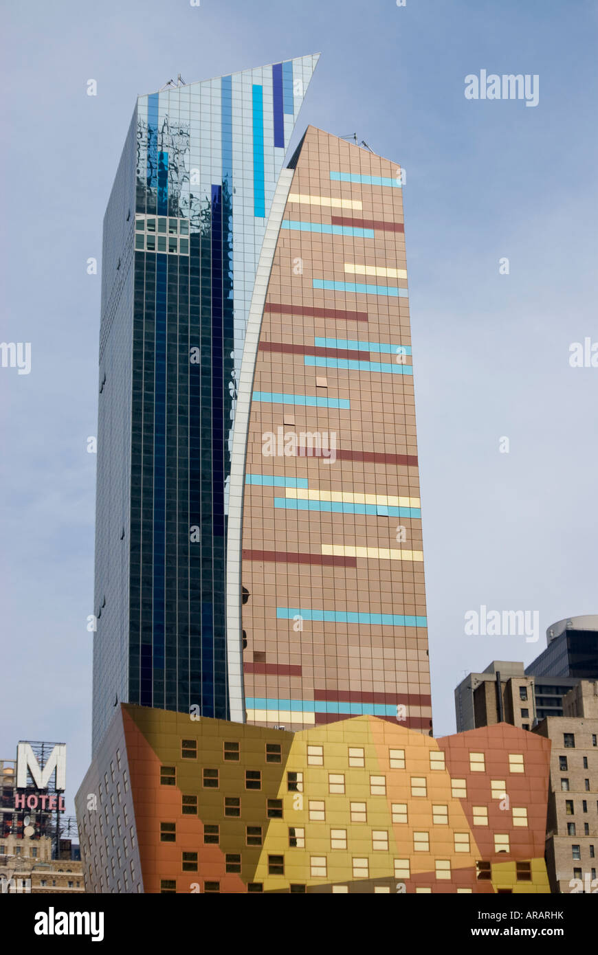 Westin Hotel, 43rd Street and Eighth Avenue, Manhattan, New York Stock