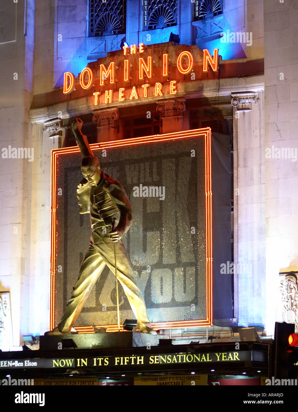 Dominion Theatre in London UK Stock Photo