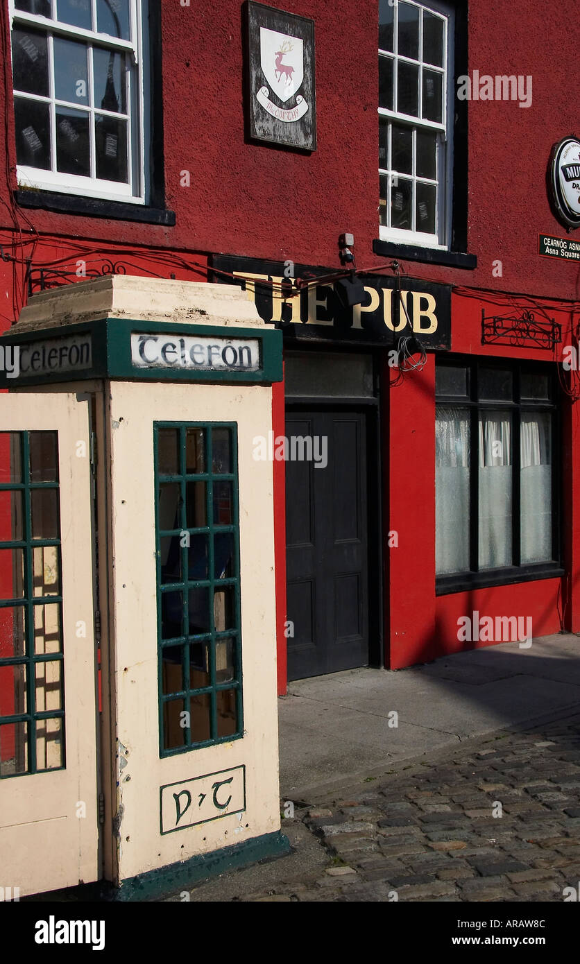 old pub with old telephone box Stock Photo Alamy