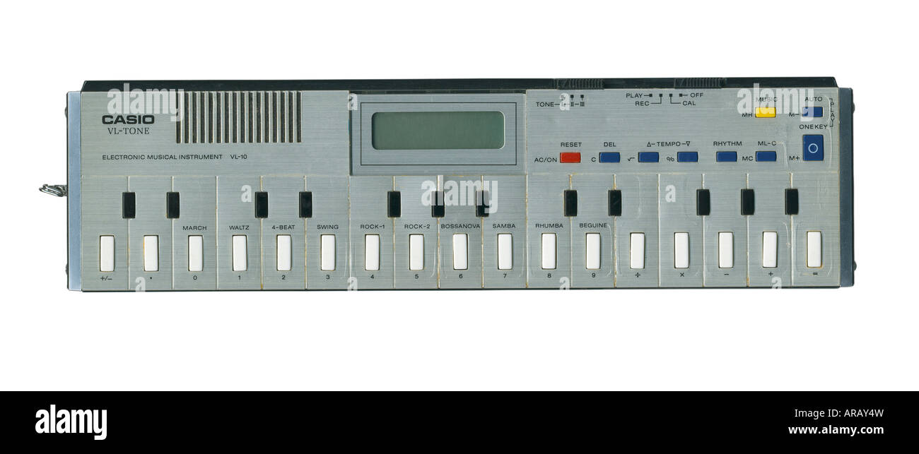 Casio VL Tone VL10 Electronic Musical Instrument Stock Photo