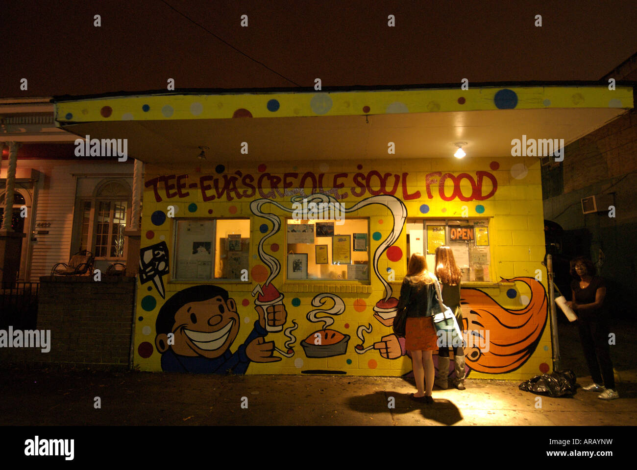 Soul food restaurant New Orleans Louisiana USA Stock Photo Alamy