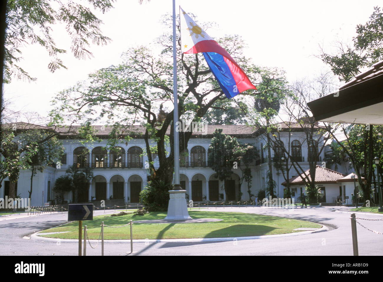 Philippines Manila Malacanang Palace Stock Photo