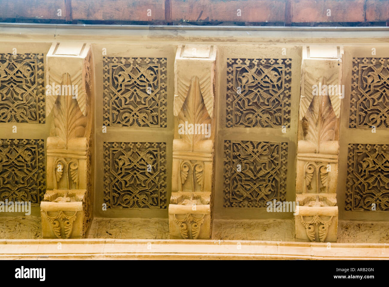 corbels, Aljaferia Palace, Zaragoza, Spain Stock Photo Alamy