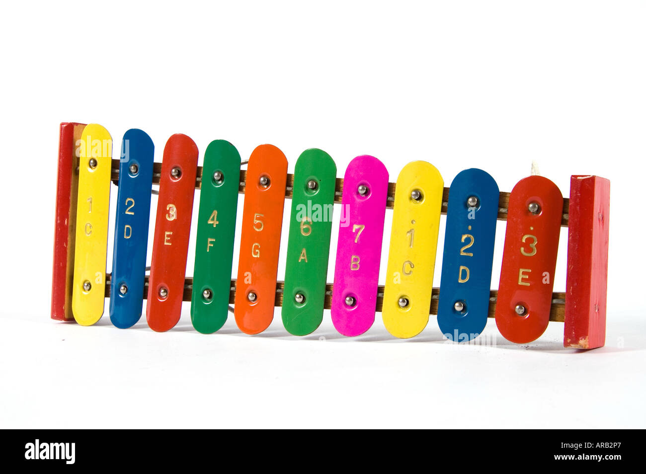 toy xylophone from the antique Stock Photo Alamy