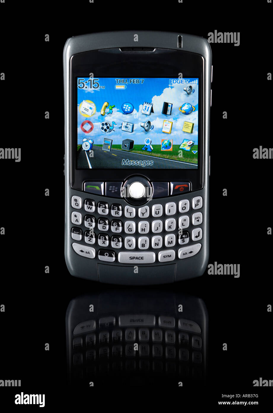 BlackBerry 8310 Curve stylish smartphone Stock Photo