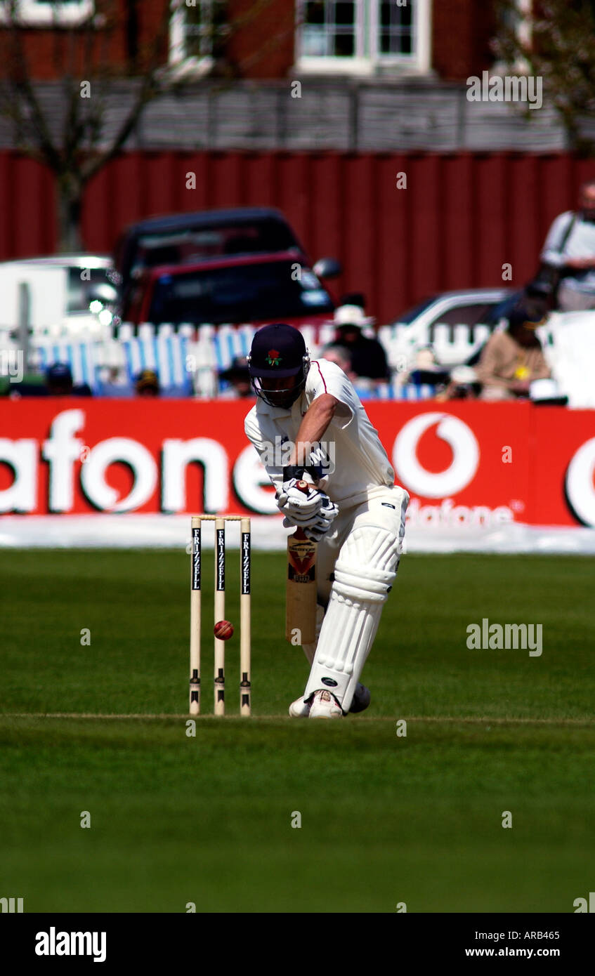 SUSSEX VS LANCS Stock Photo