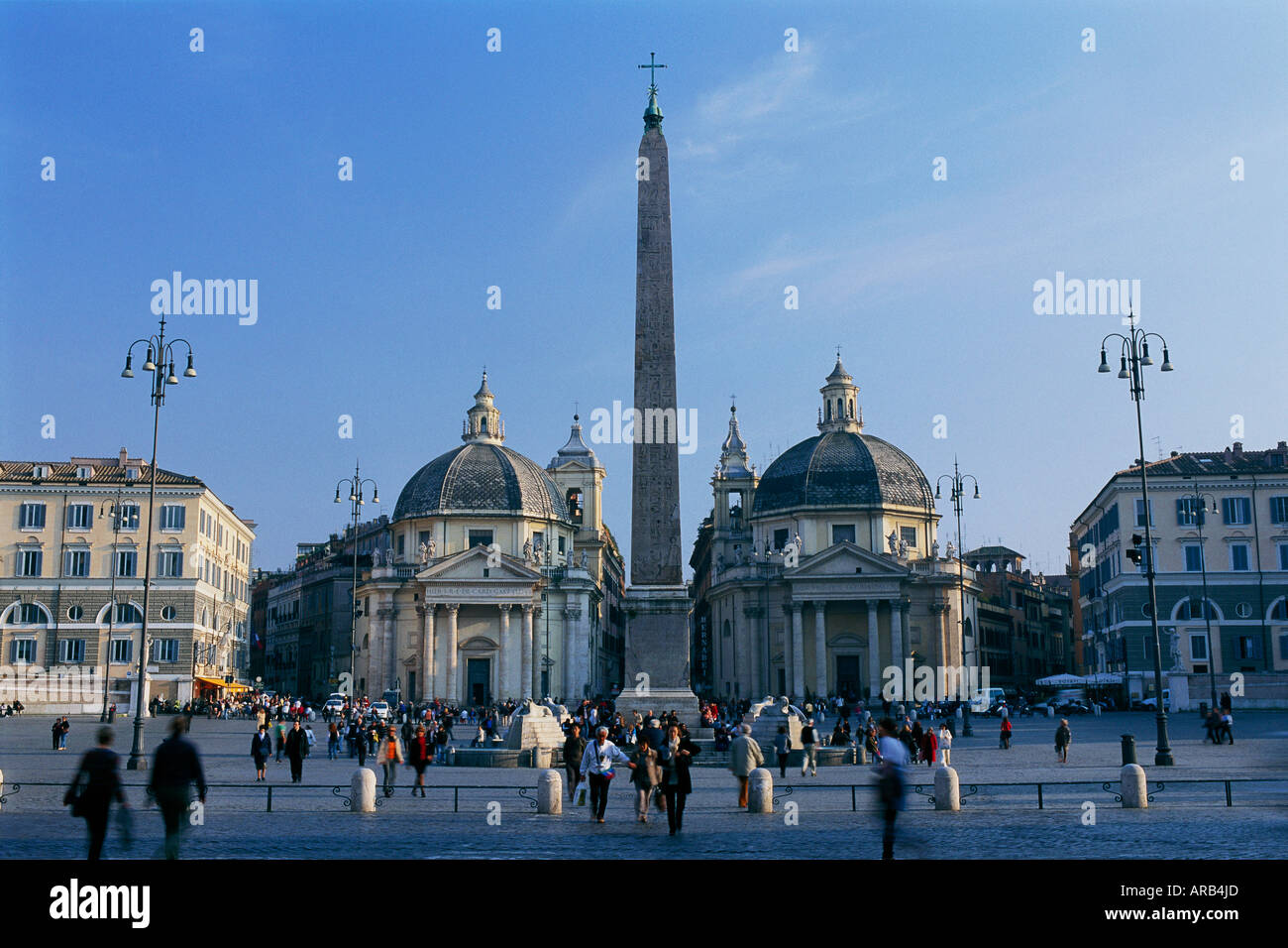 Piazza del Popolo, Rome, Italy Stock Photo