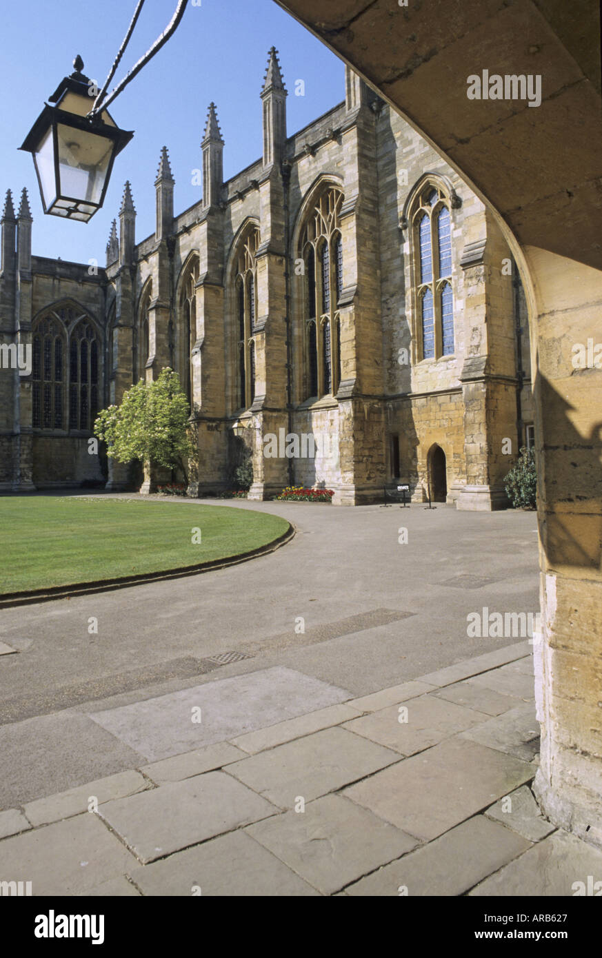 New College quadrangle with view of chapel University of Oxford