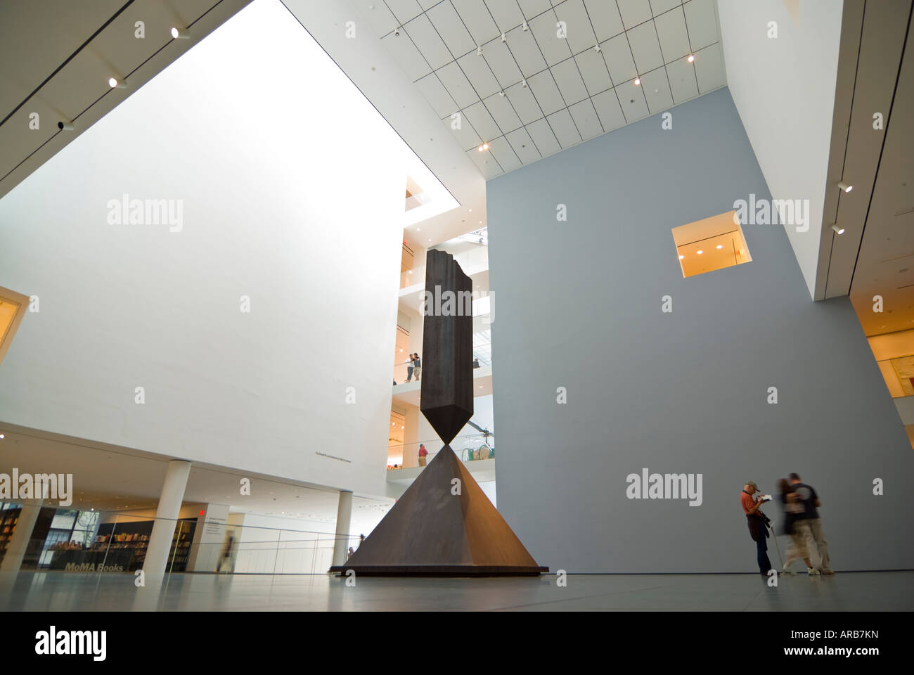 lower gallery, Museum of Modern Art, Manhattan, New York Stock Photo