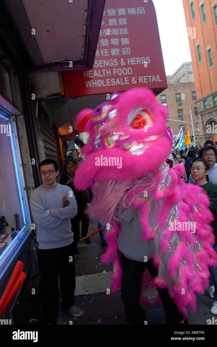 Chinese New Year in New York City Chinatown Stock Photo Alamy