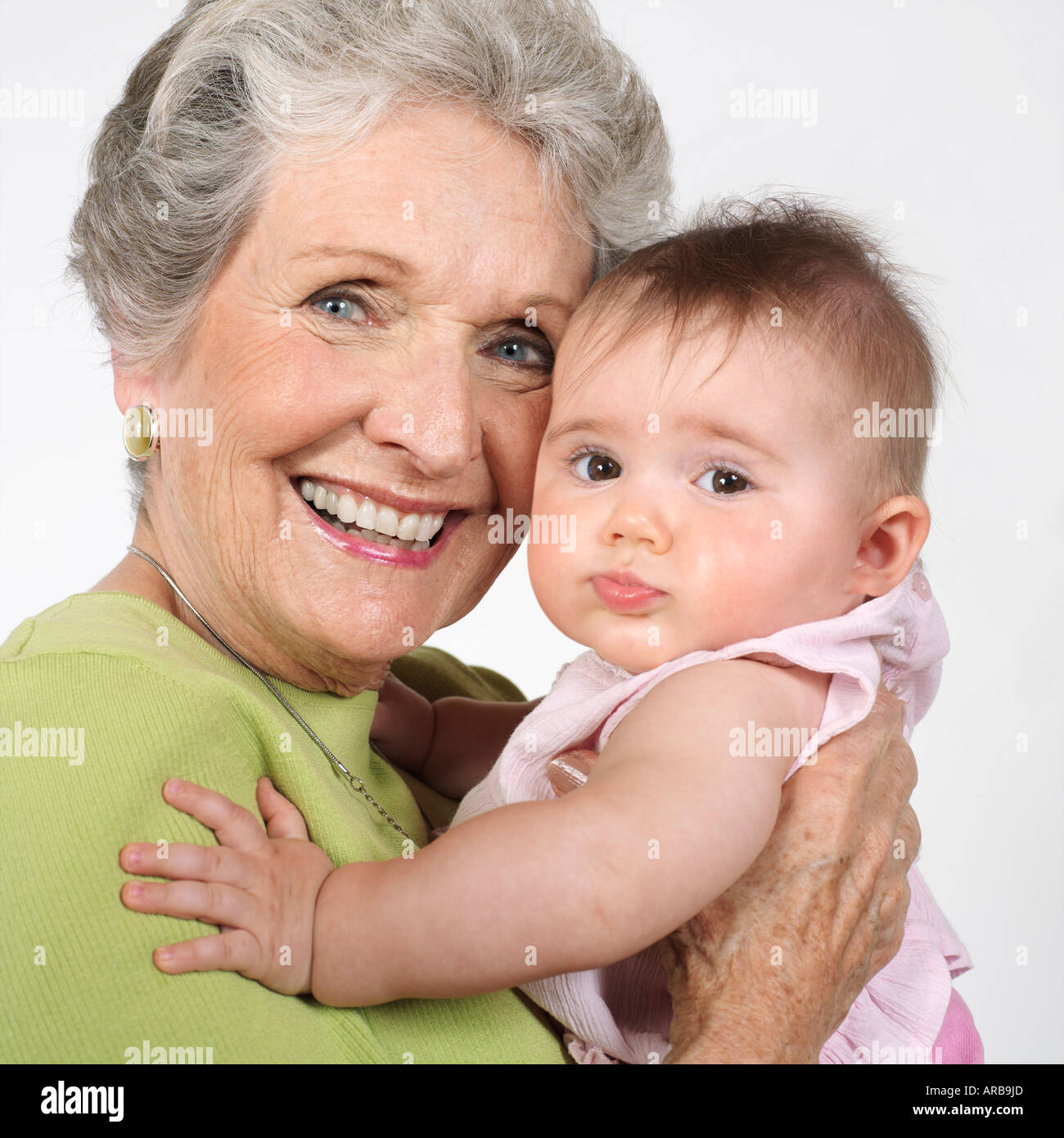 holding a baby