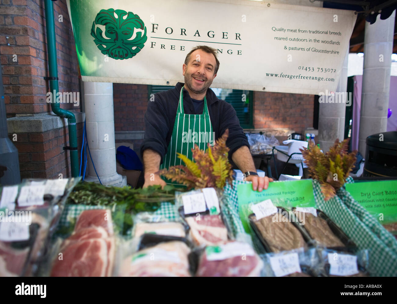 Stroud Farmers Market, Stroud, Gloucestershire, UK Stock Photo