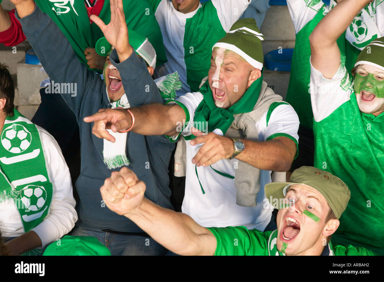 Sports Fans Stock Photo