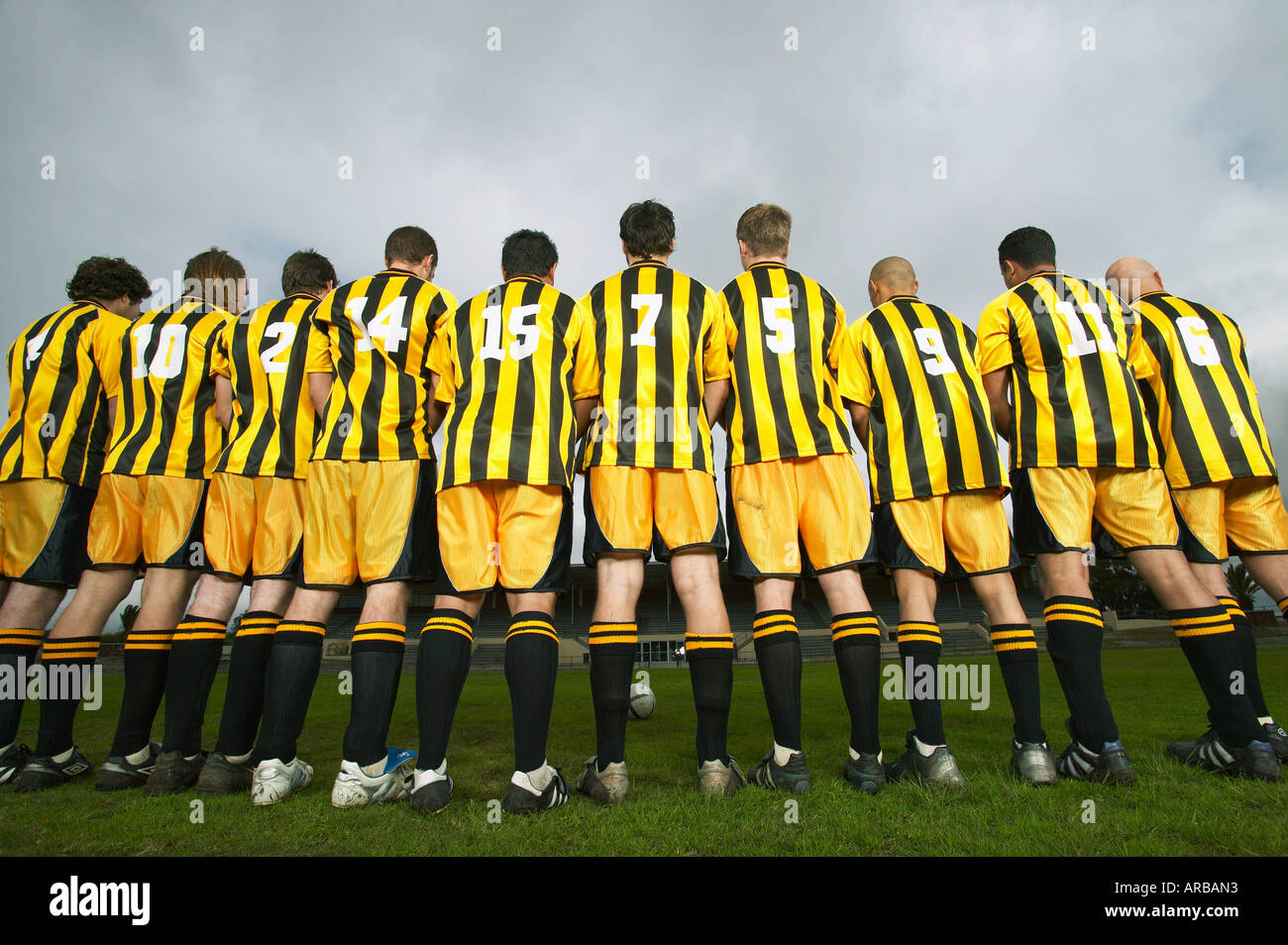 Soccer Team Line Up High Resolution Stock Photography and Images Alamy