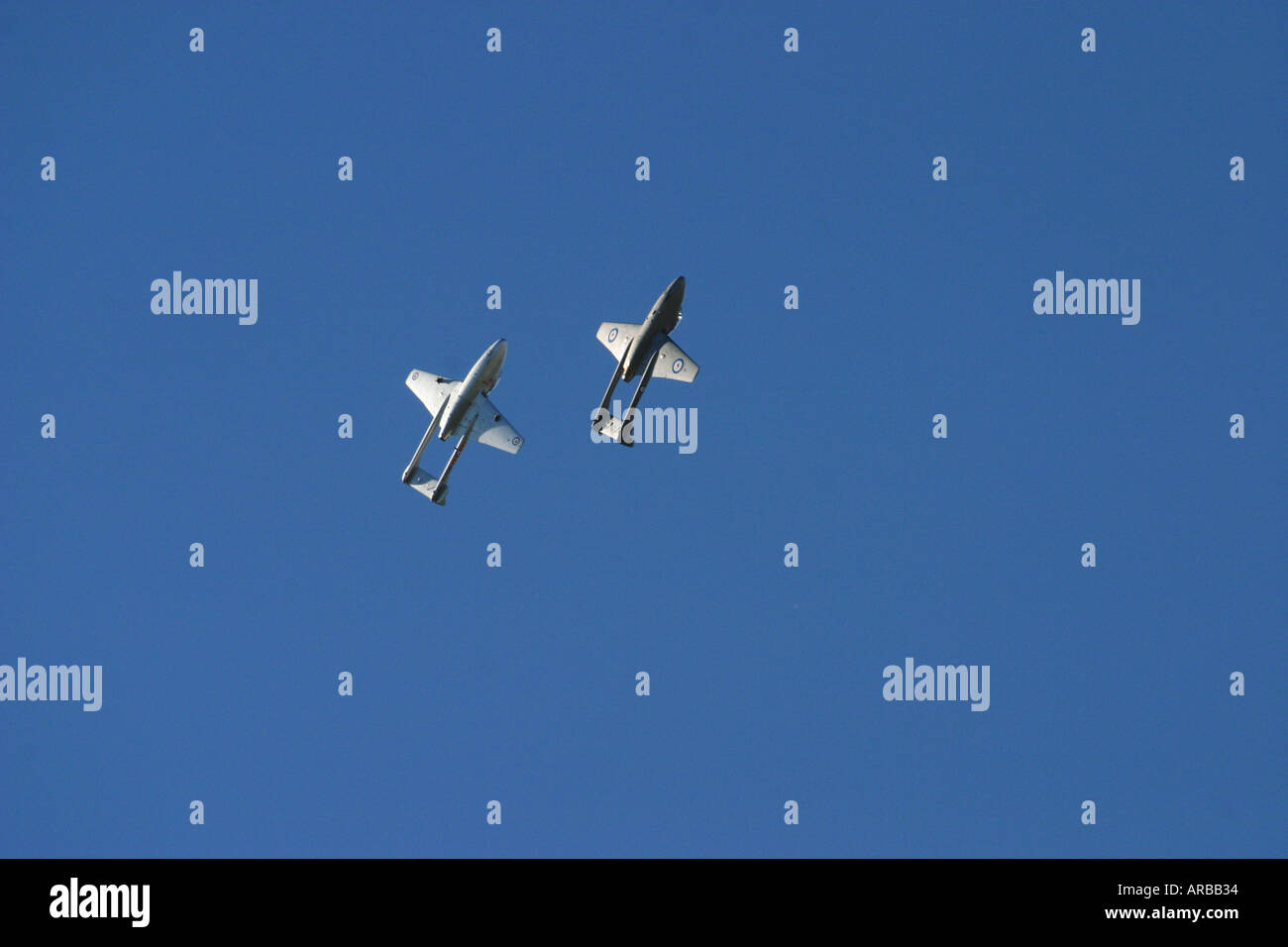de Havilland Vampire Jet Attack Aircraft Stock Photo - Alamy
