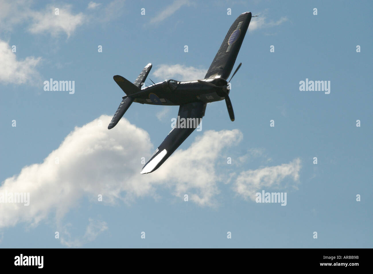 Goodyear Corsair FG 1D whispering death fighter bomber Stock Photo