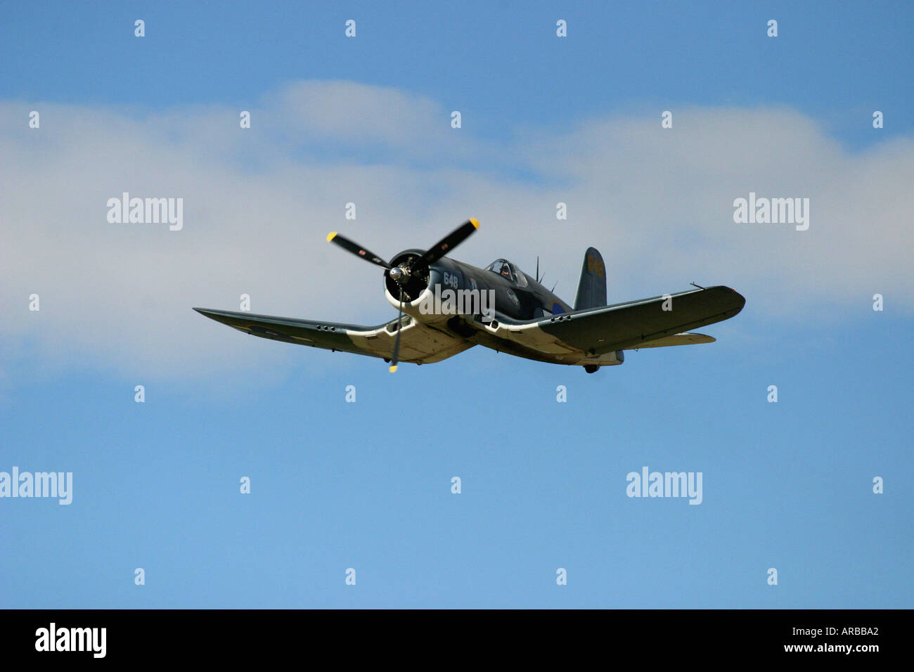 Goodyear Corsair FG 1D whispering death fighter bomber Stock Photo