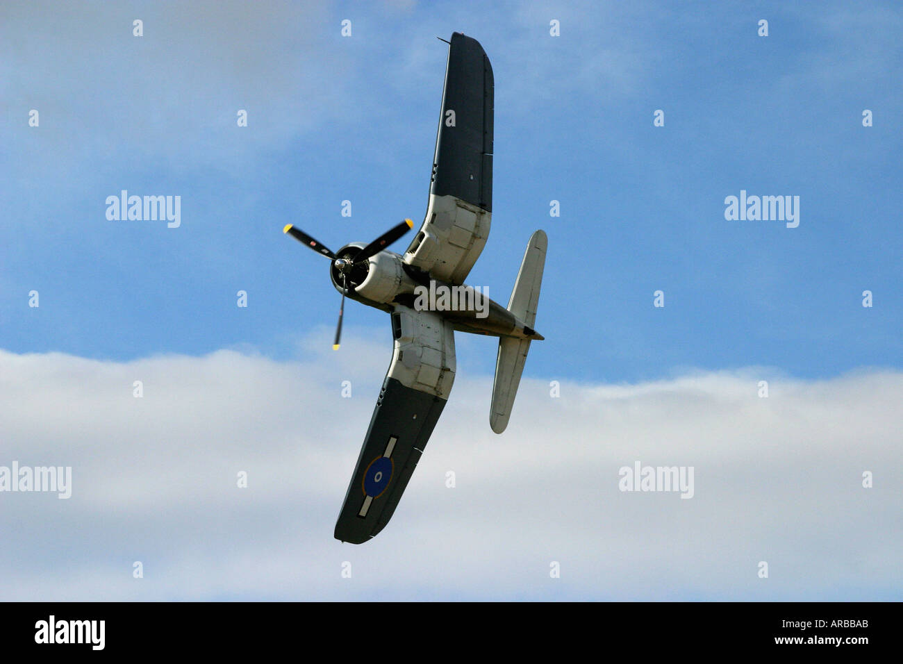Goodyear Corsair FG 1D whispering death fighter bomber chance vought corsair Stock Photo
