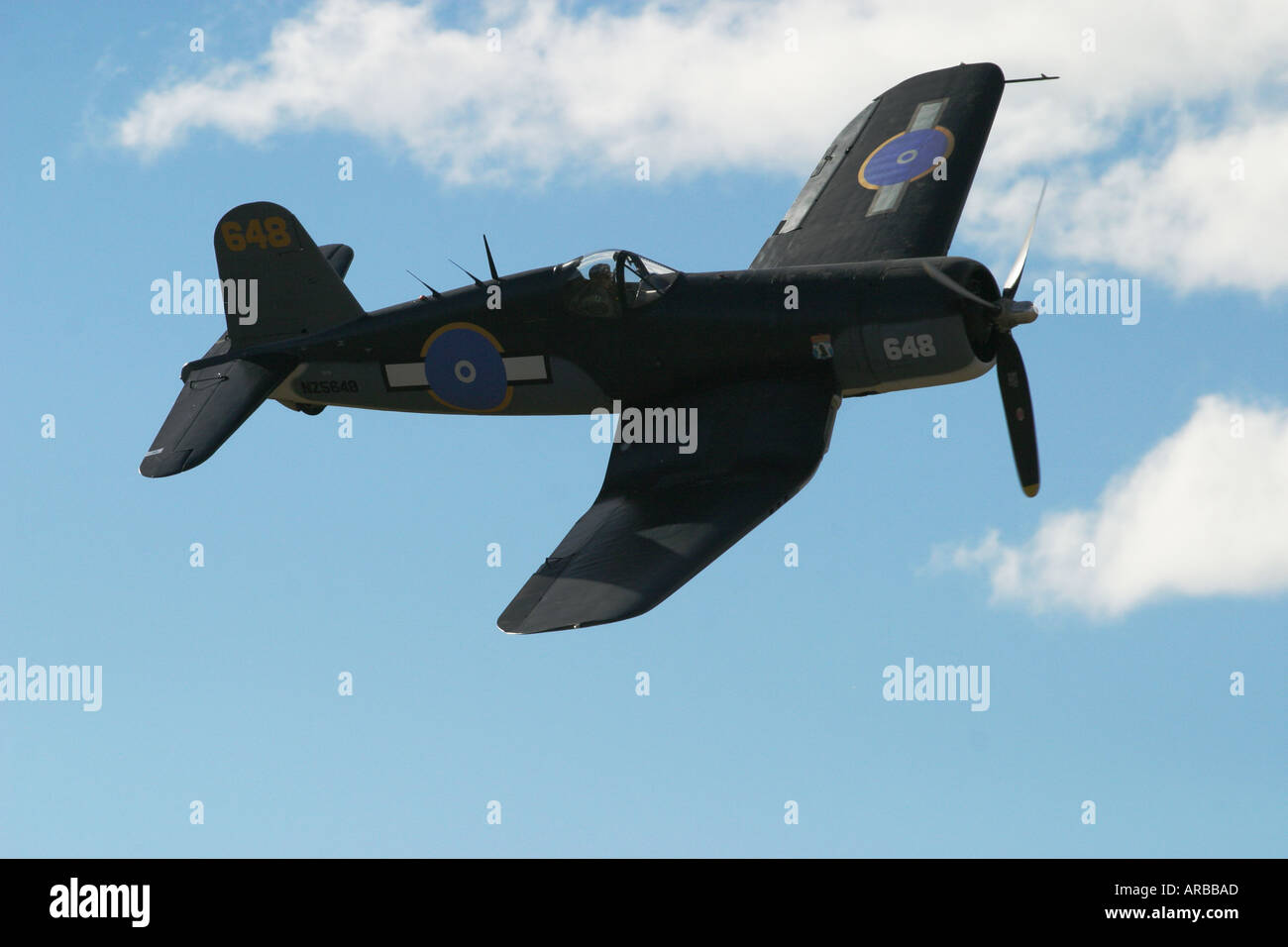 Goodyear Corsair FG 1D whispering death fighter bomber Stock Photo