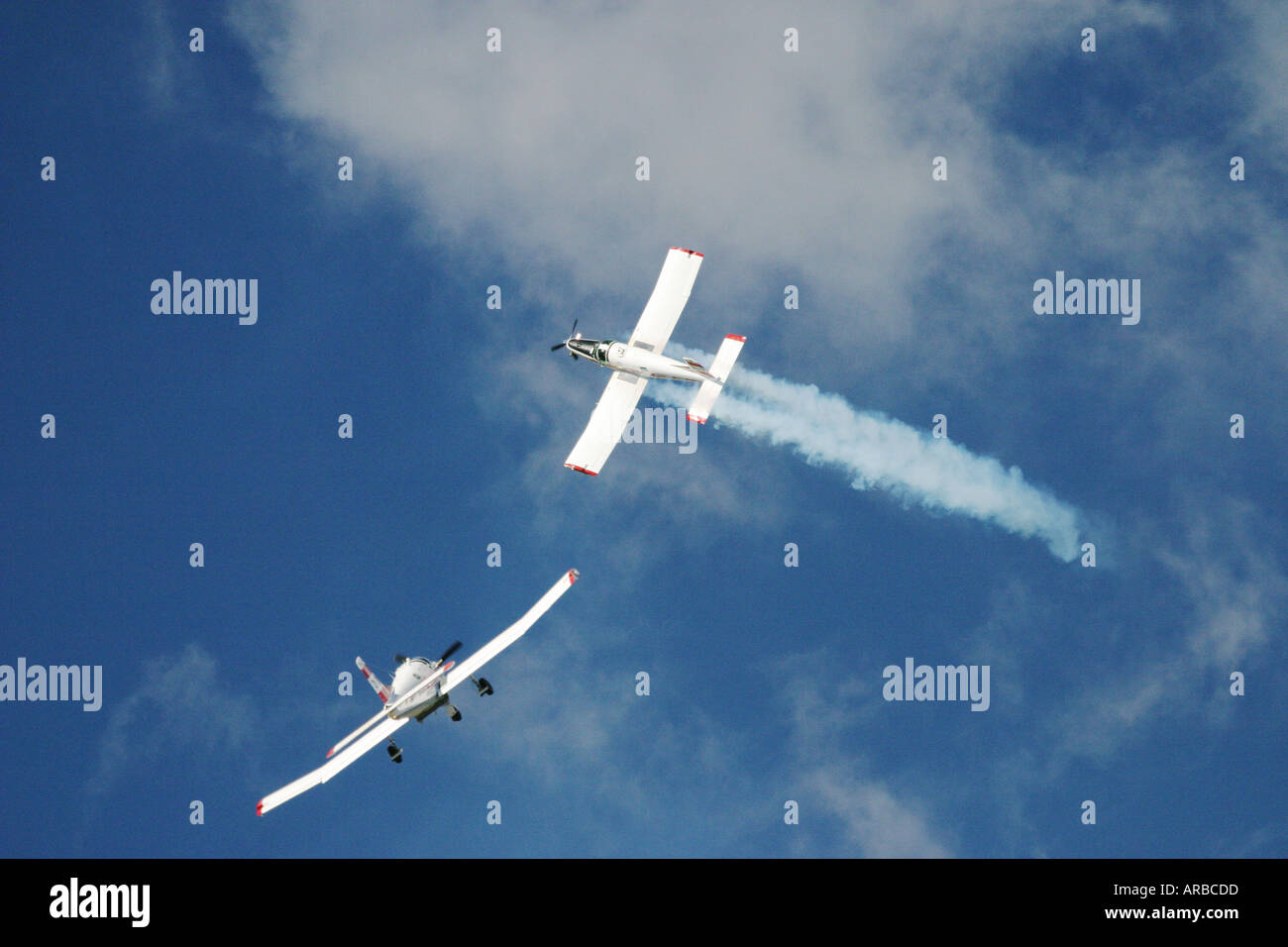 Aerial topdressing aerobatic display team hires stock photography and