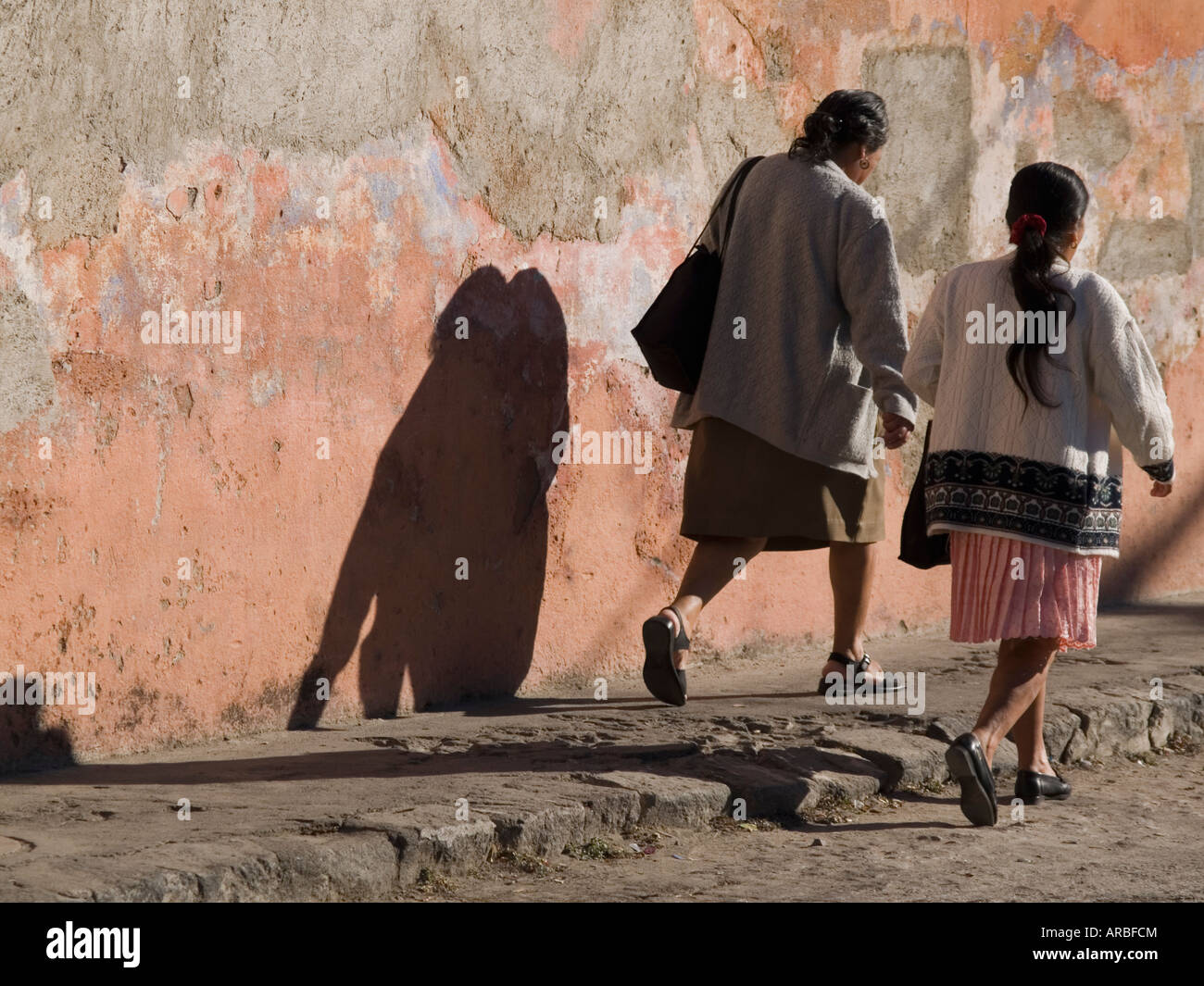 Walkers in spanish village hires stock photography and images Alamy