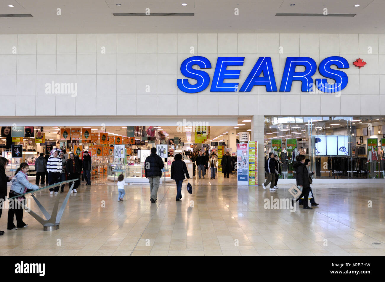 Sears store in Yorkdale Shopping Centre Toronto Stock Photo