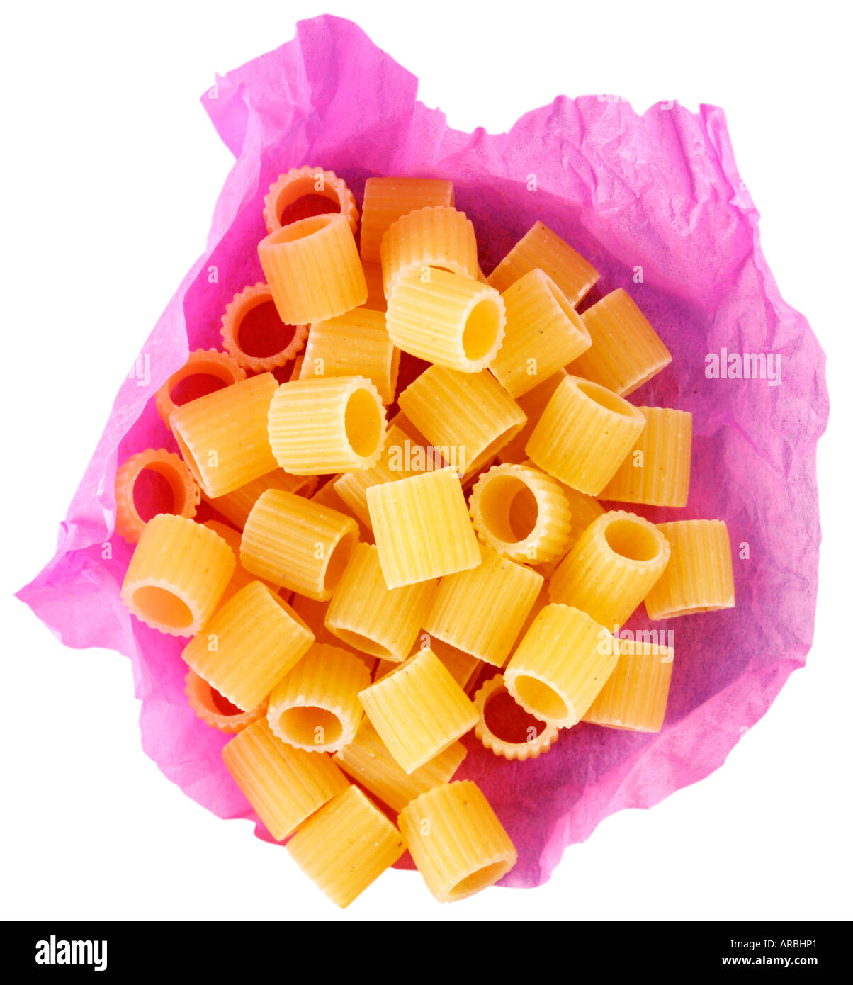 DRIED PASTA TUBES CUT OUT Stock Photo Alamy
