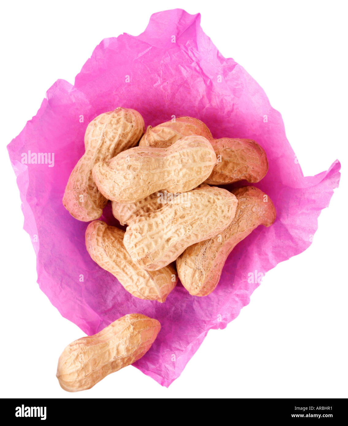 MONKEY NUTS CUT OUT Stock Photo