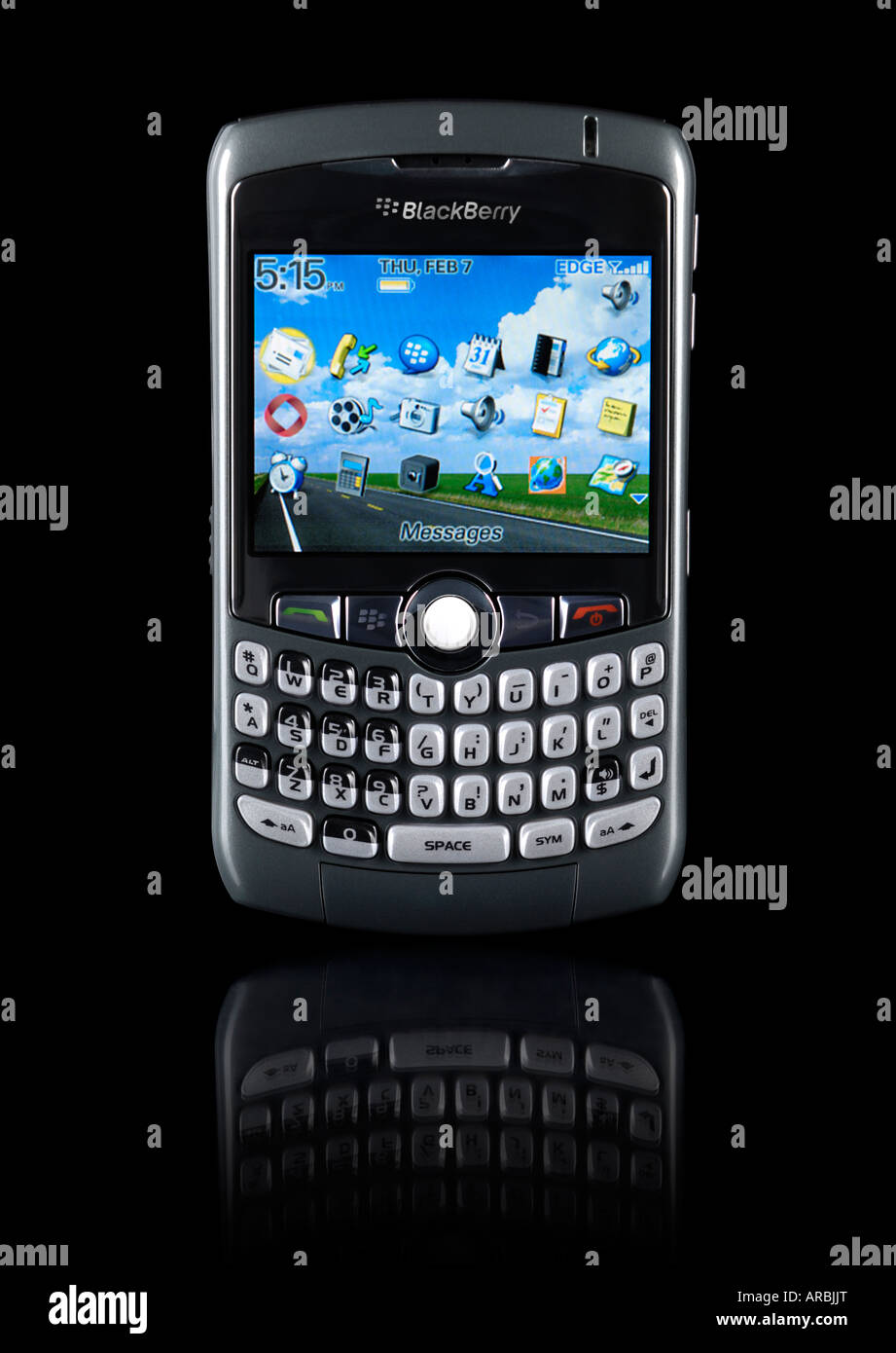 BlackBerry 8310 Curve stylish smartphone Stock Photo