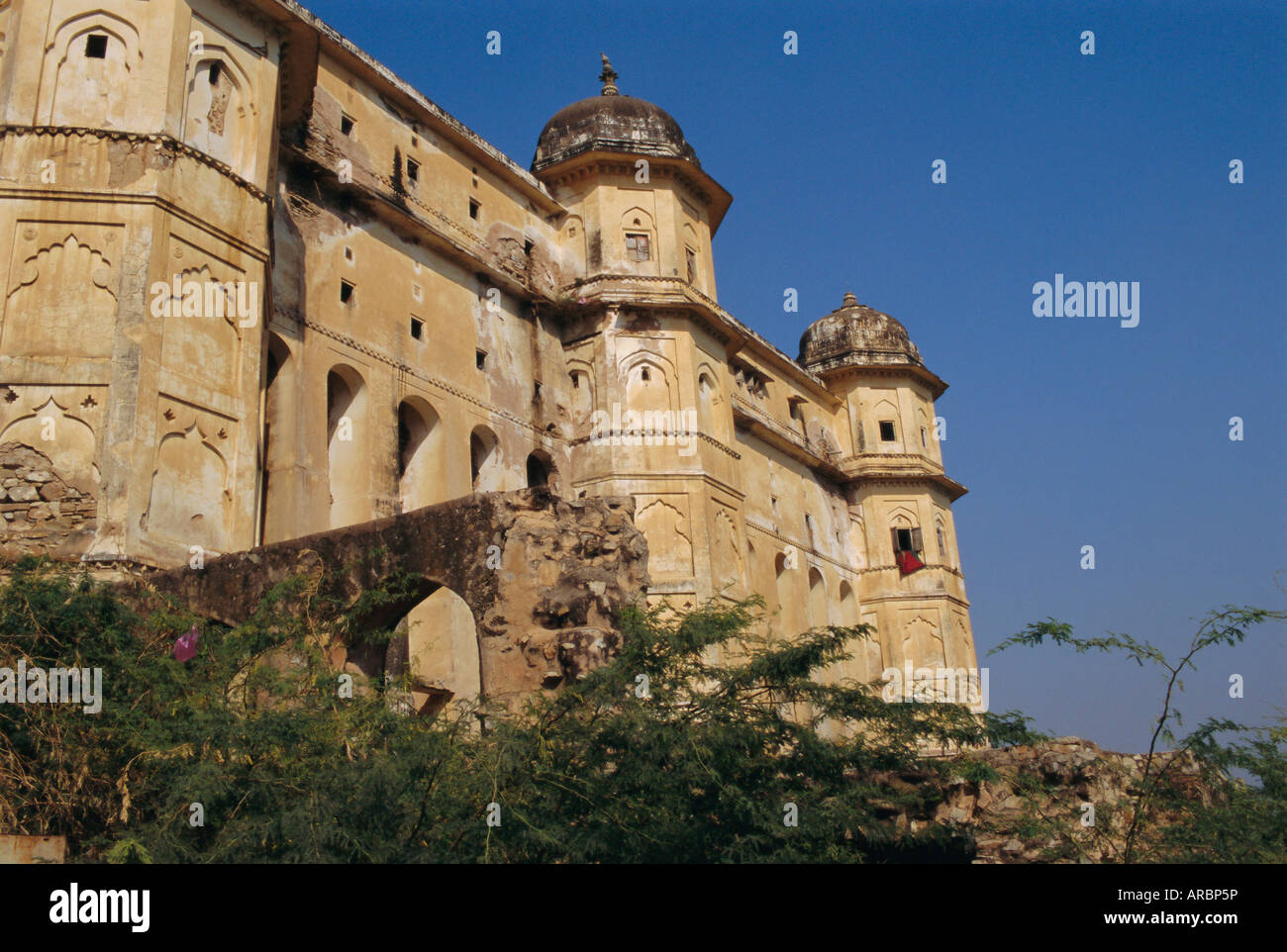Amber Palace and Fort built in 1592 by Maharajah Man Singh, Jaipur, Rajasthan, India Stock Photo