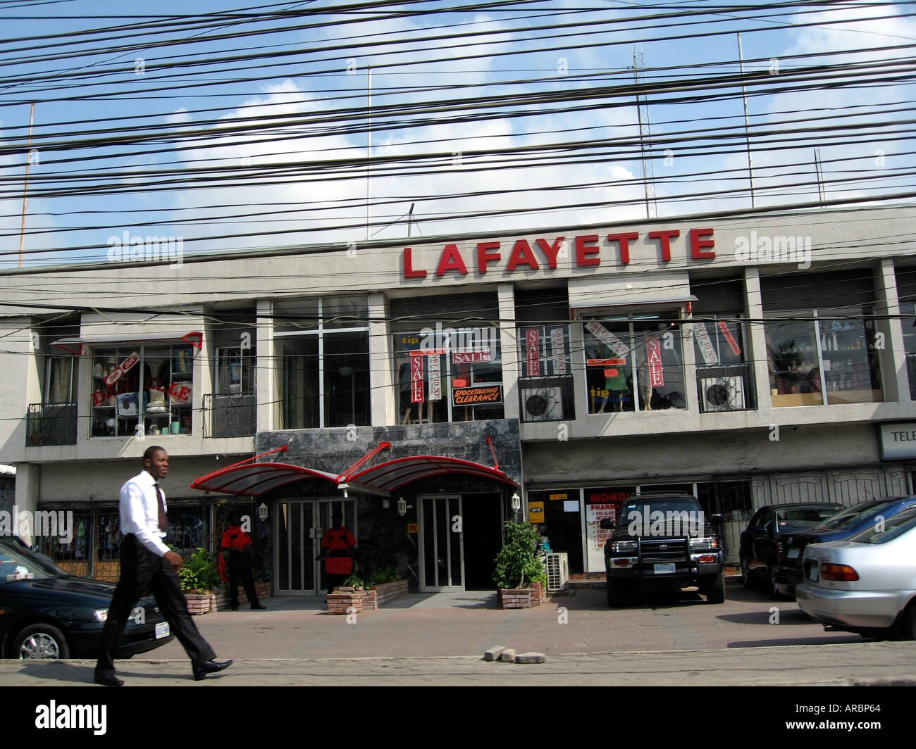 Lafayette shop, Victoria Island, Lagos, Nigeria Stock Photo Alamy