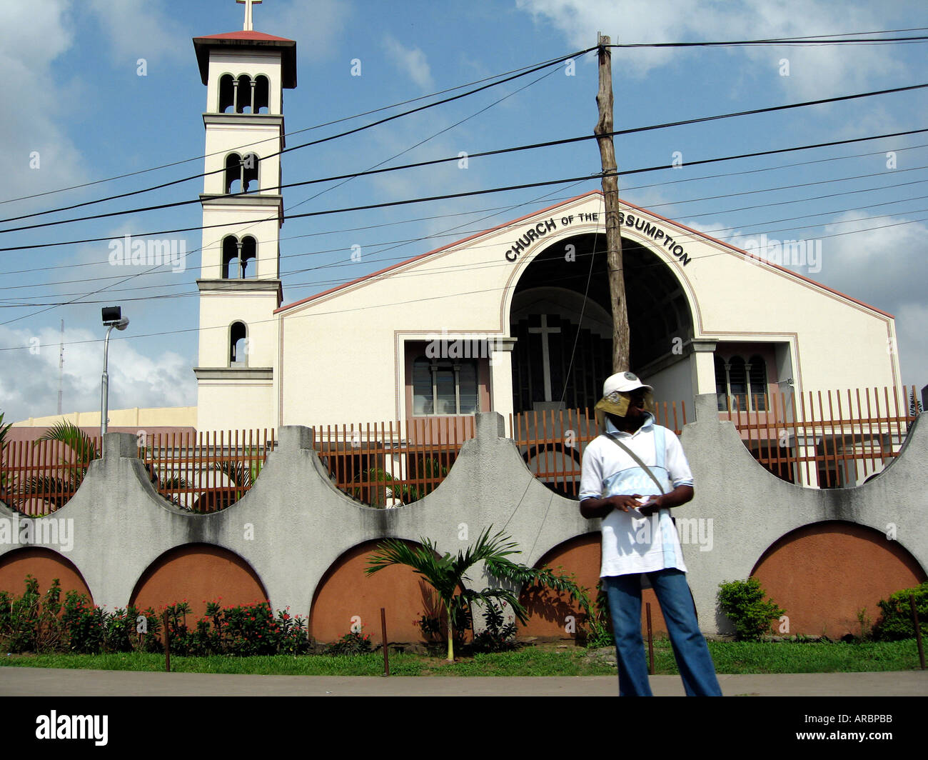 Church in Lagos, Nigeria Stock Photo Alamy