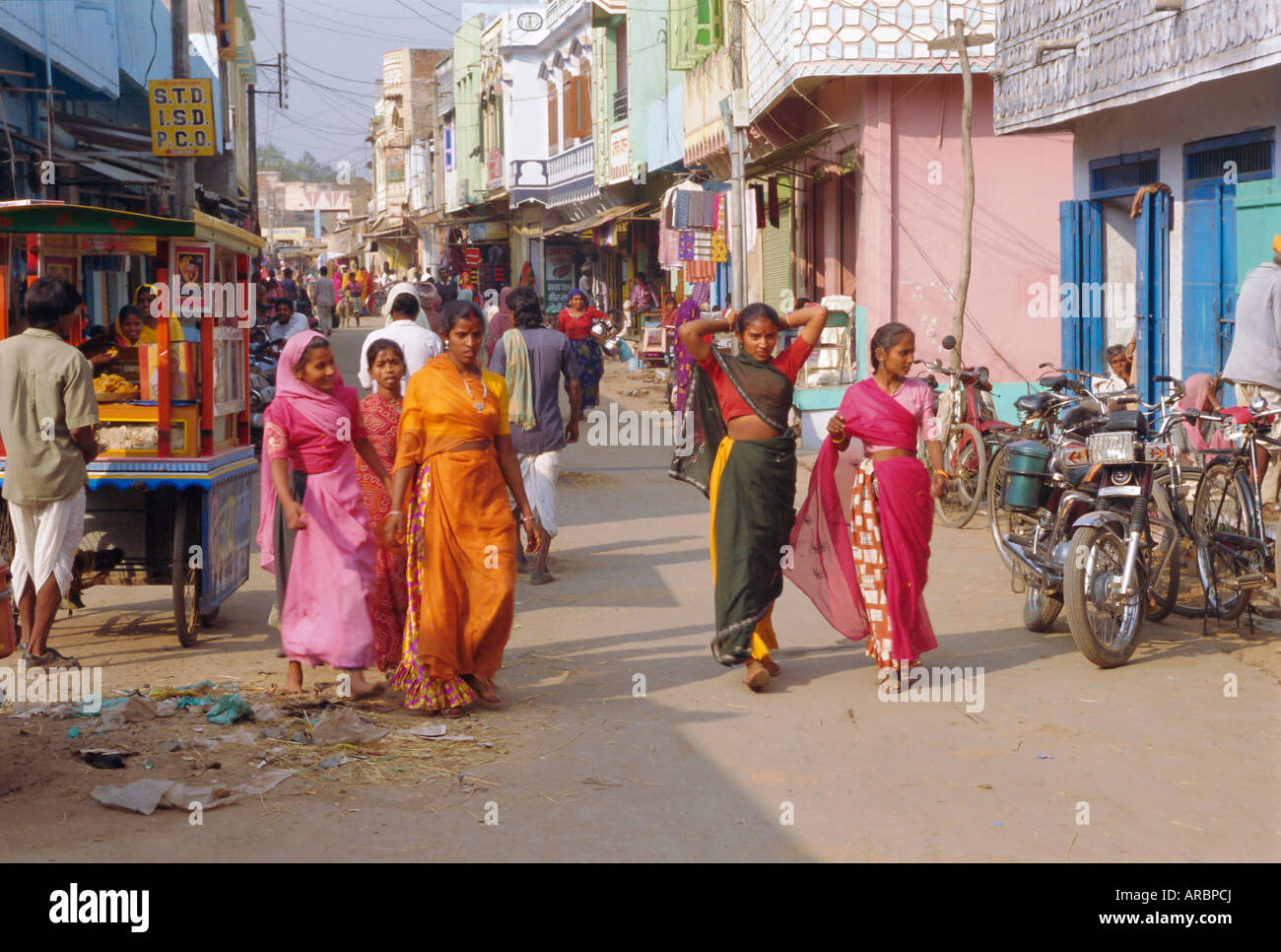 Village life, Dhariyawad, Rajasthan, India Stock Photo