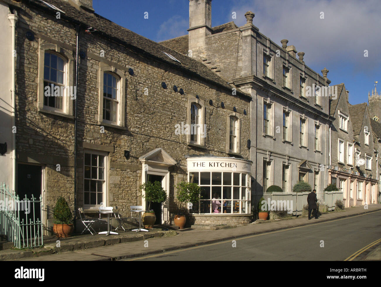 Cafe and Club in Minchinhampton Gloucestershire England Stock Photo Alamy
