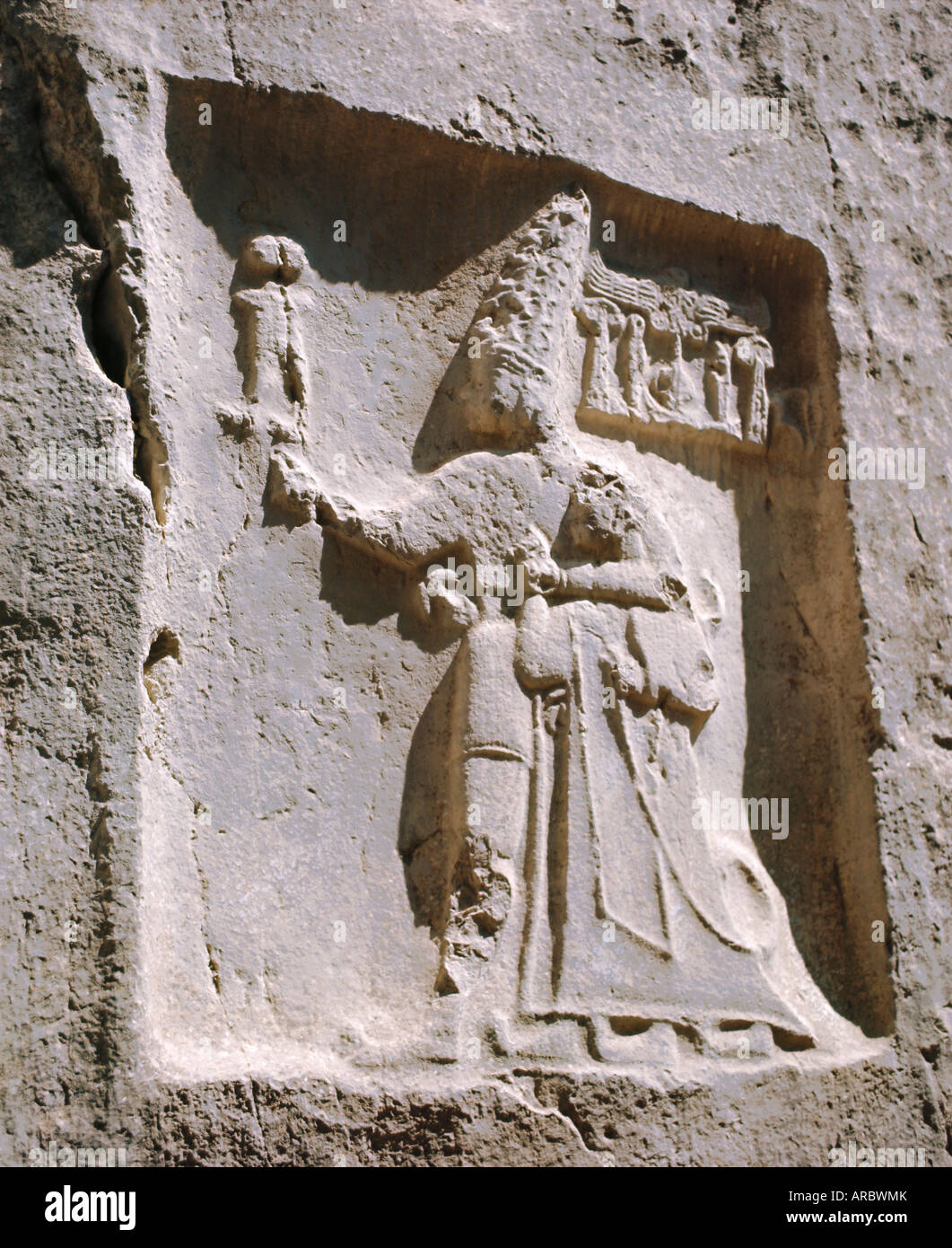 Hittite rock carving, Turkey, Eurasia Stock Photo